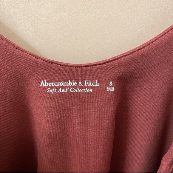 Abercrombie & Fitch Soft A&F Collection bodysuit new size small terracotta - Picture 8 of 8